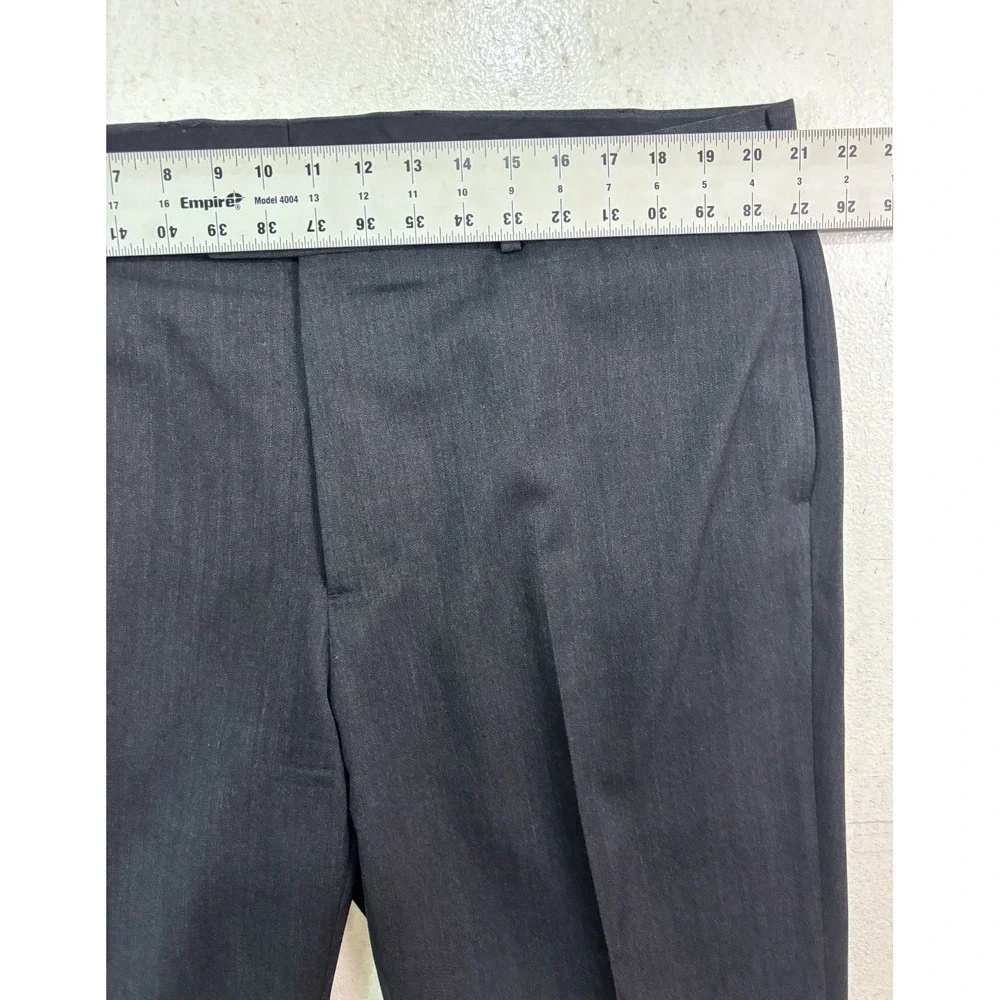 Brooks Brothers 42x30 Charcoal Madison‎ Dress Suit Pants Wool Flat Front Trouser